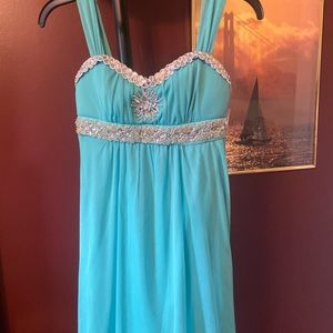 Teal dress